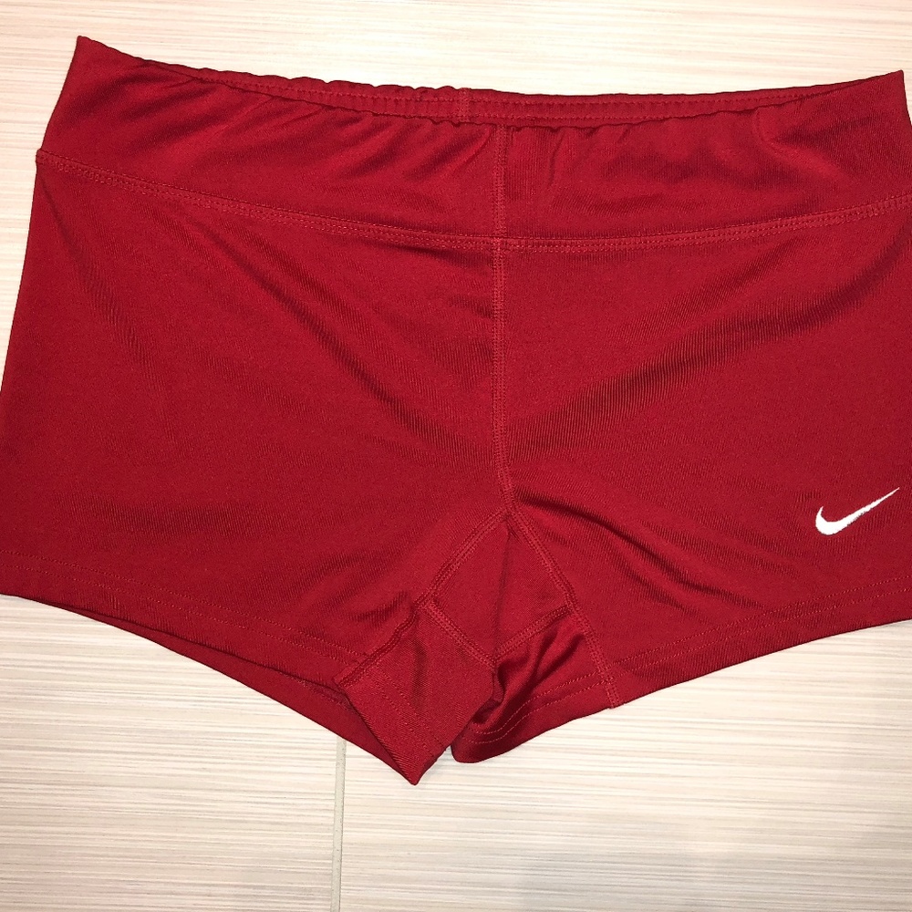 Red Nike DriFit Spandex
